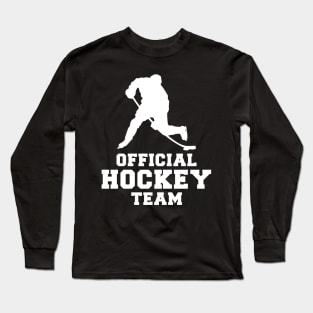 Slapstick Champions - Official Hockey Team Tee: Score Big with Humor! Long Sleeve T-Shirt